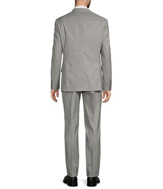 Hart Schaffner Marx New York Modern Fit Flat Front Solid 2-Piece Suit Product Image
