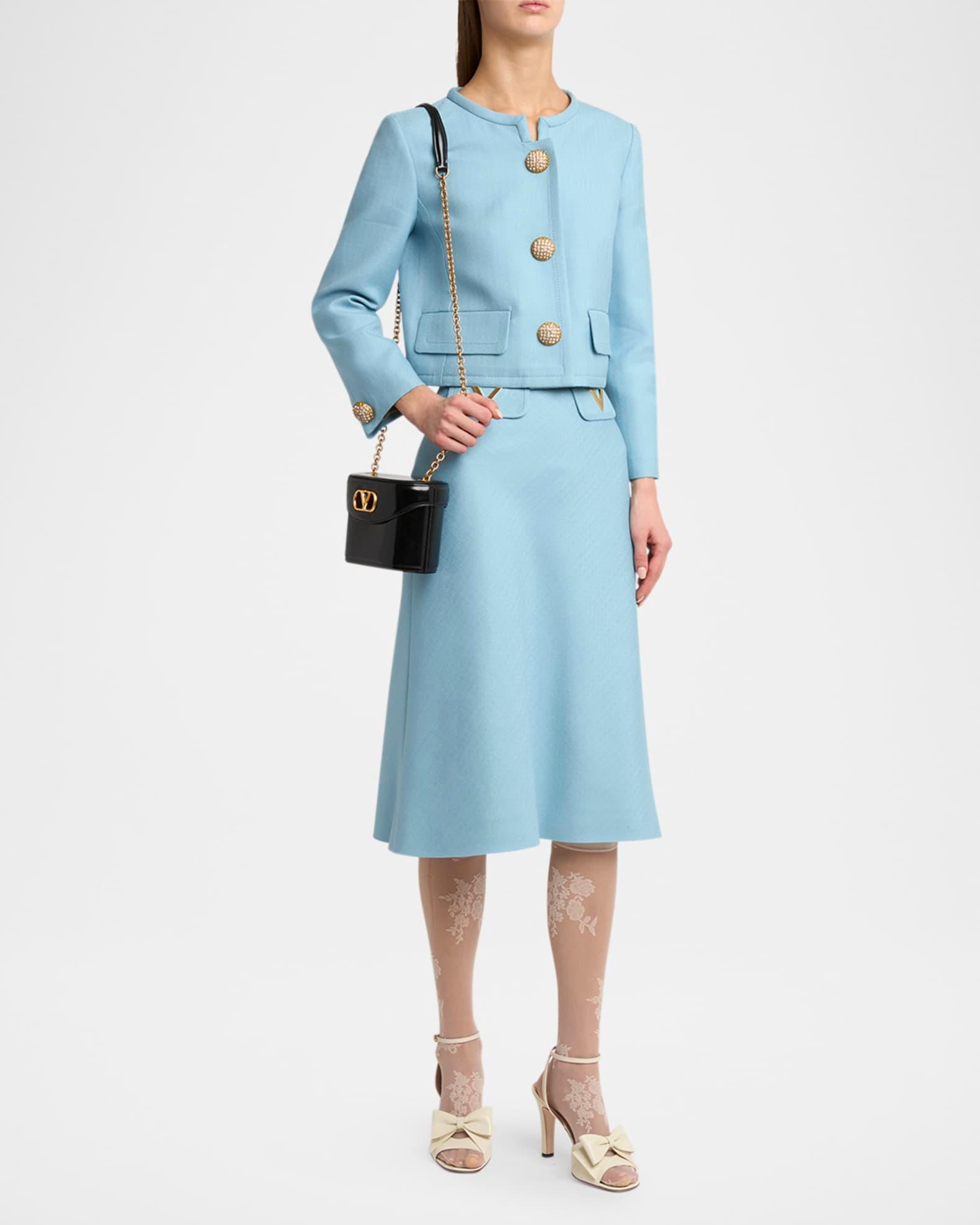 Vain Vanity Bucket Leather Crossbody Bag Product Image