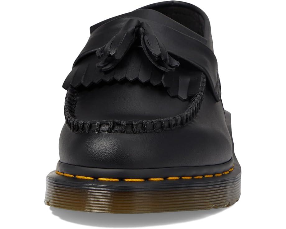 Adrian Yellow Stitch Leather Loafers Product Image