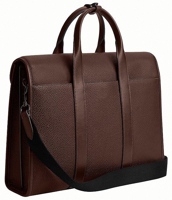 COACH Pebble Leather Gotham Portfolio Briefcase Product Image