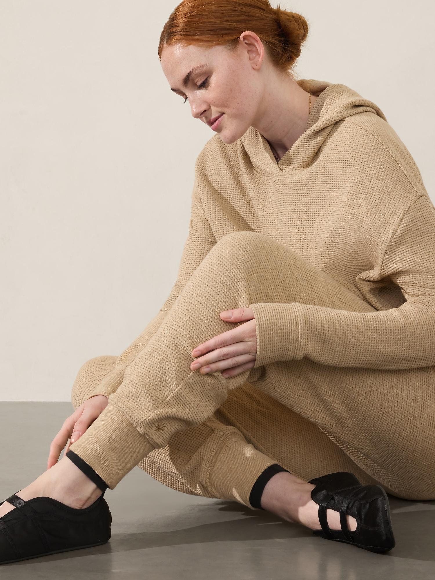 Coaster Luxe Waffle High Rise Jogger Product Image