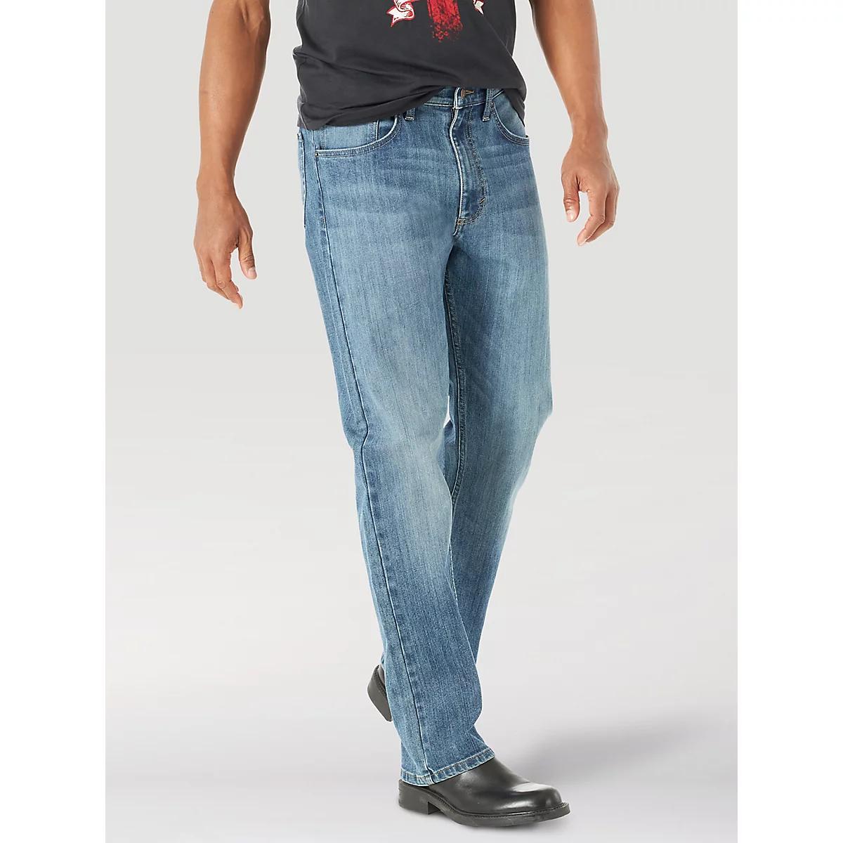 Men's Regular Fit Flex Jean in Steel Blue Product Image