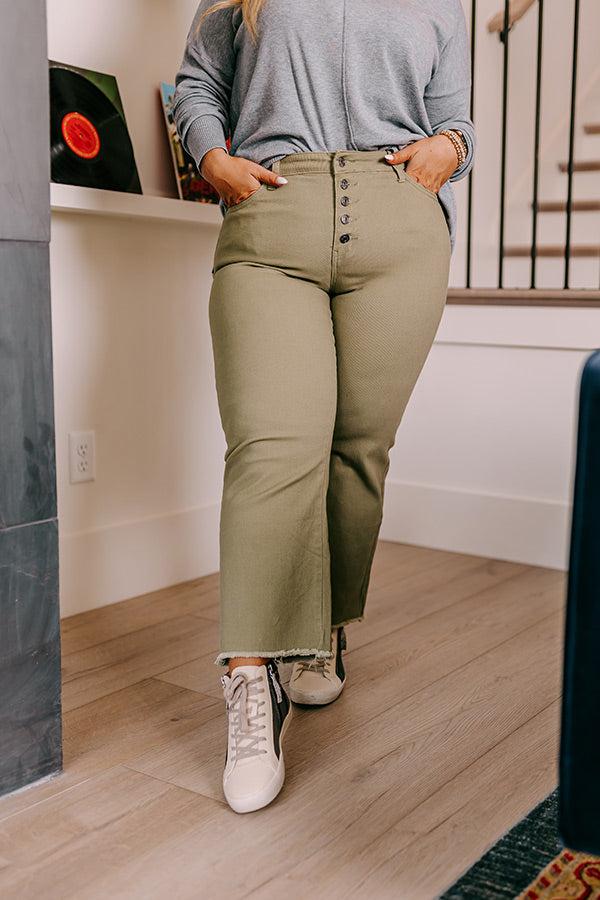 The McKenzie High Waist Jean In Sage Product Image