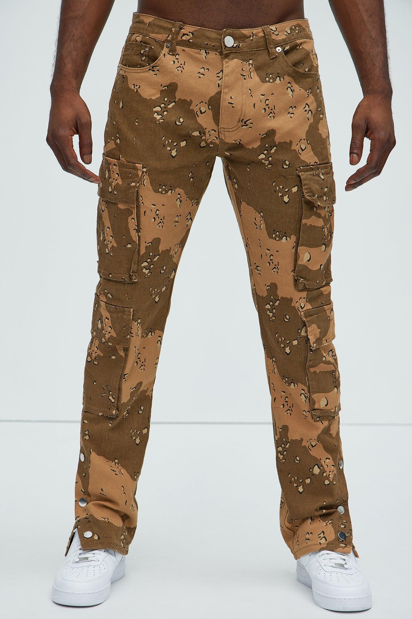 Stand On It Cargo Straight Pants - Camouflage Product Image