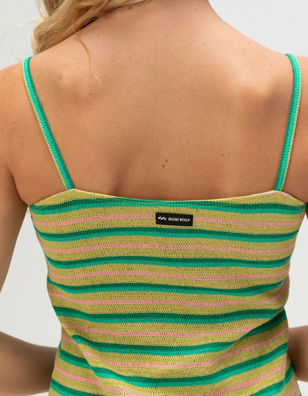 BILLABONG x Mami Wata Womens Stripe Mini Dress - MULTI Product Image