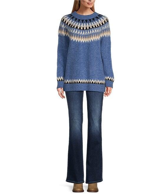 Pendleton Fair Isle Crew Neck Long Sleeve Sweater Product Image