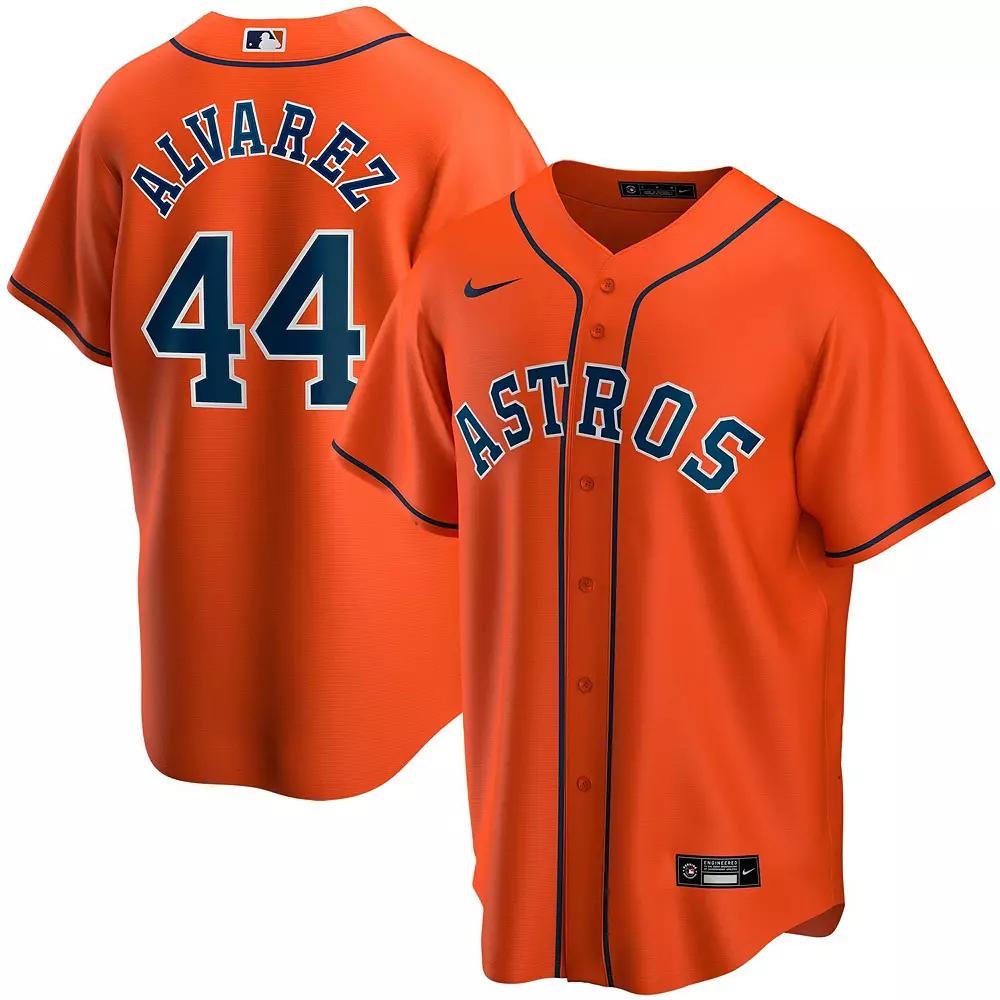 Men's Nike Yordan Álvarez Orange Houston Astros Alternate Replica Player Jersey,  Product Image