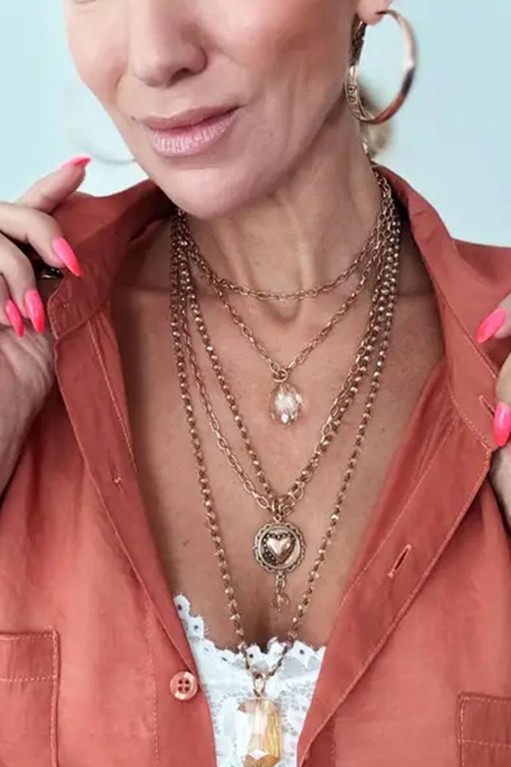 Heart Necklace Layering Bundle Product Image