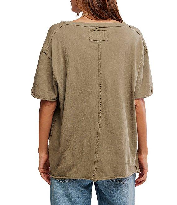 Free People Nina V-Neck Short Sleeve Tee Product Image