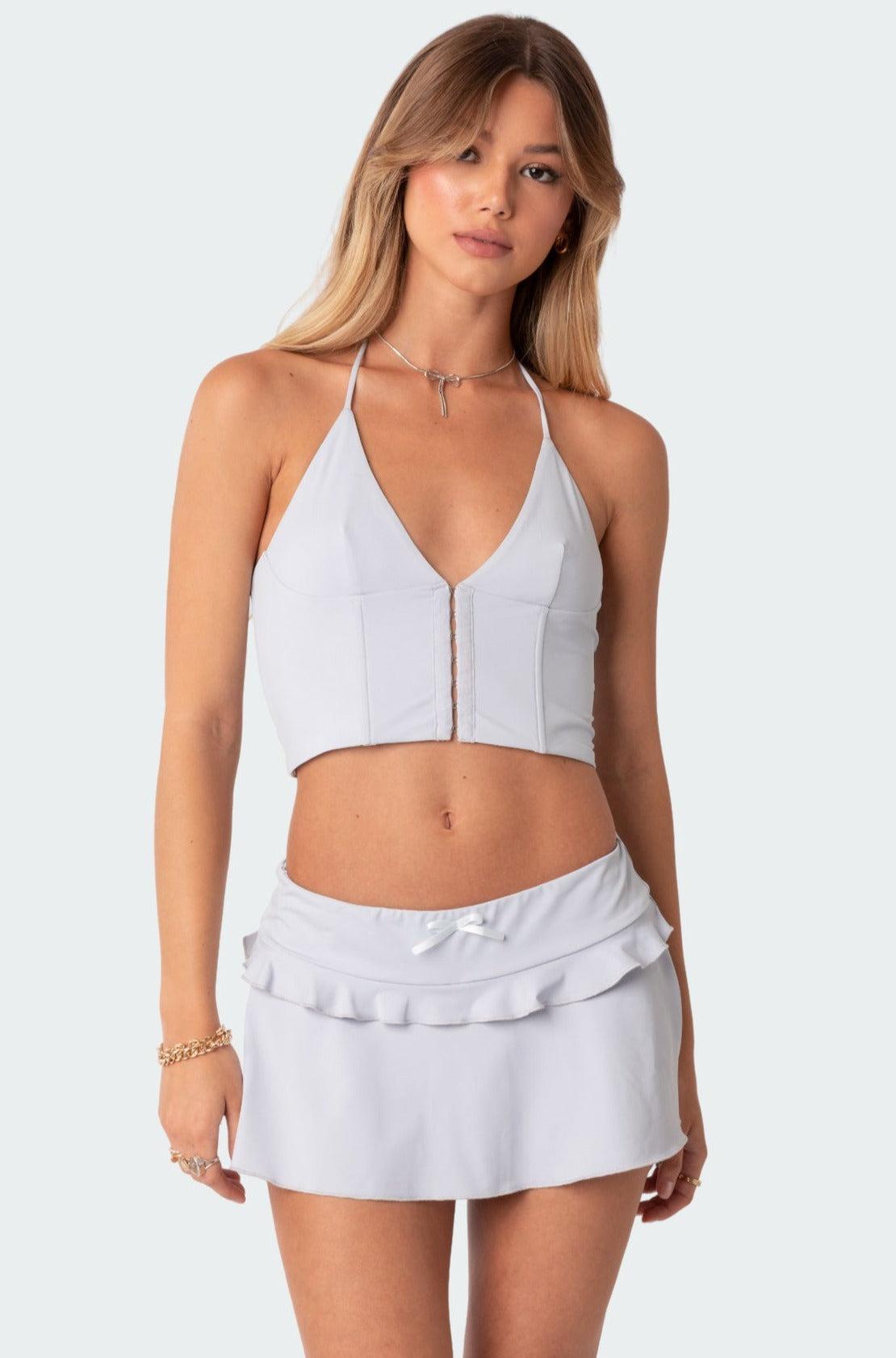 Pamela Ruffled Mini Skort Product Image