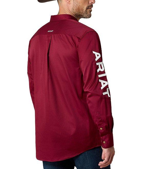 Ariat Big & Tall Team Logo Twill Long Sleeve Woven Shirt Product Image