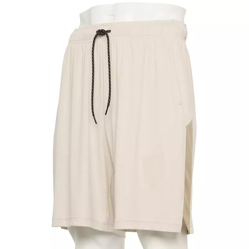 Men's Tek Gear® Adaptive 9 in. Dry Tek Shorts, Size: Small, Brown Trap Product Image