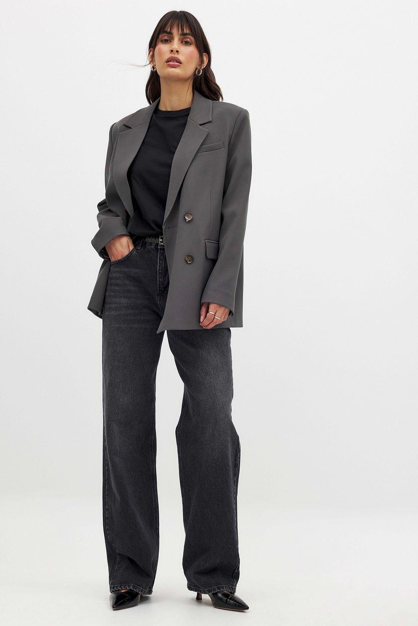 Oversized Double Breasted Blazer Product Image