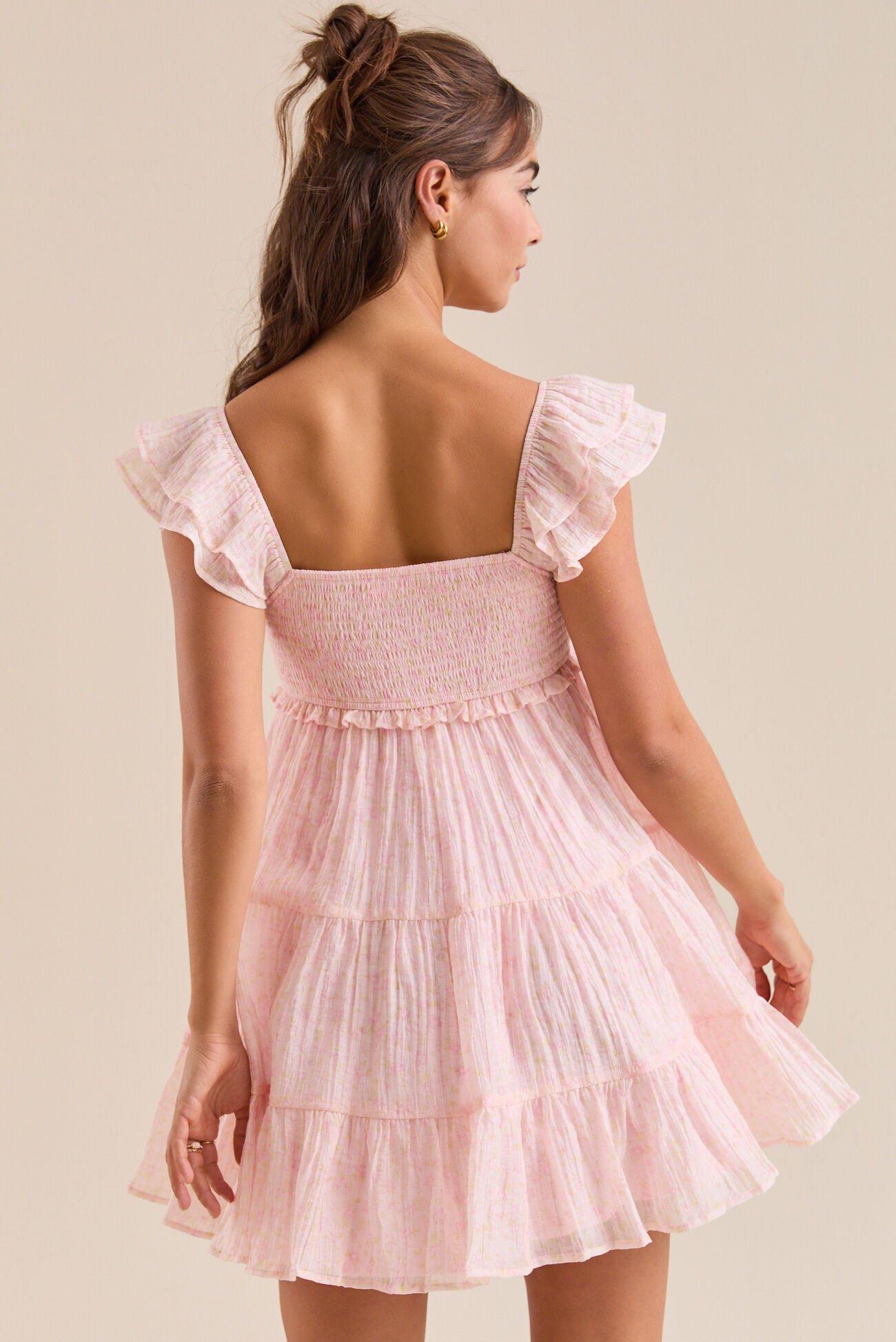 Hailey Floral Mini Dress Product Image