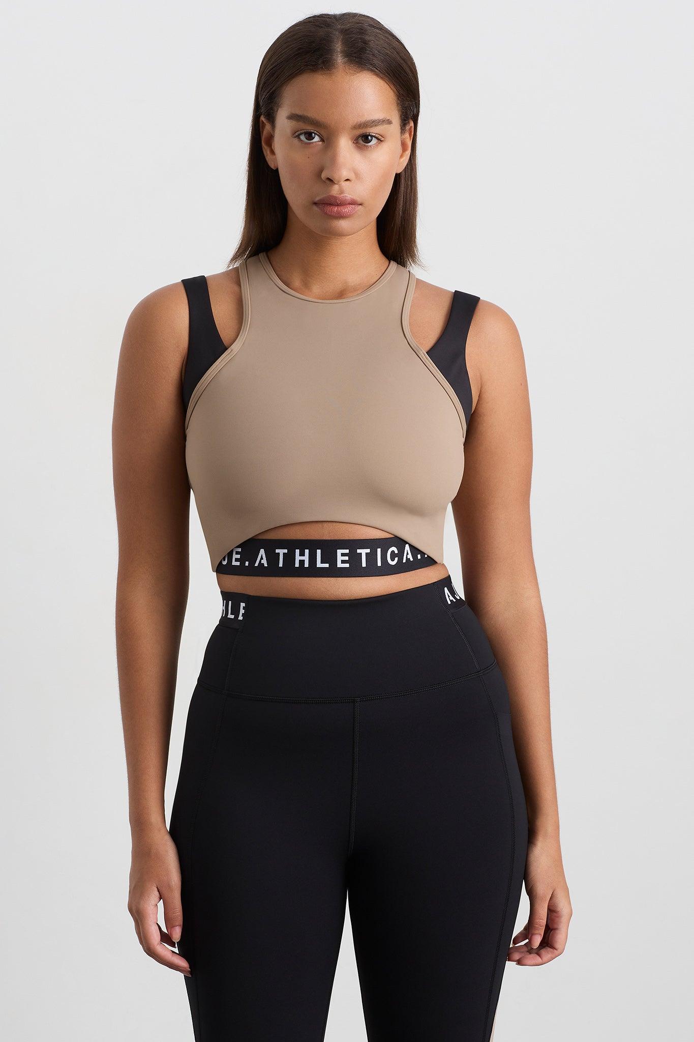 Cropped Layered Sport Tank 159 Product Image