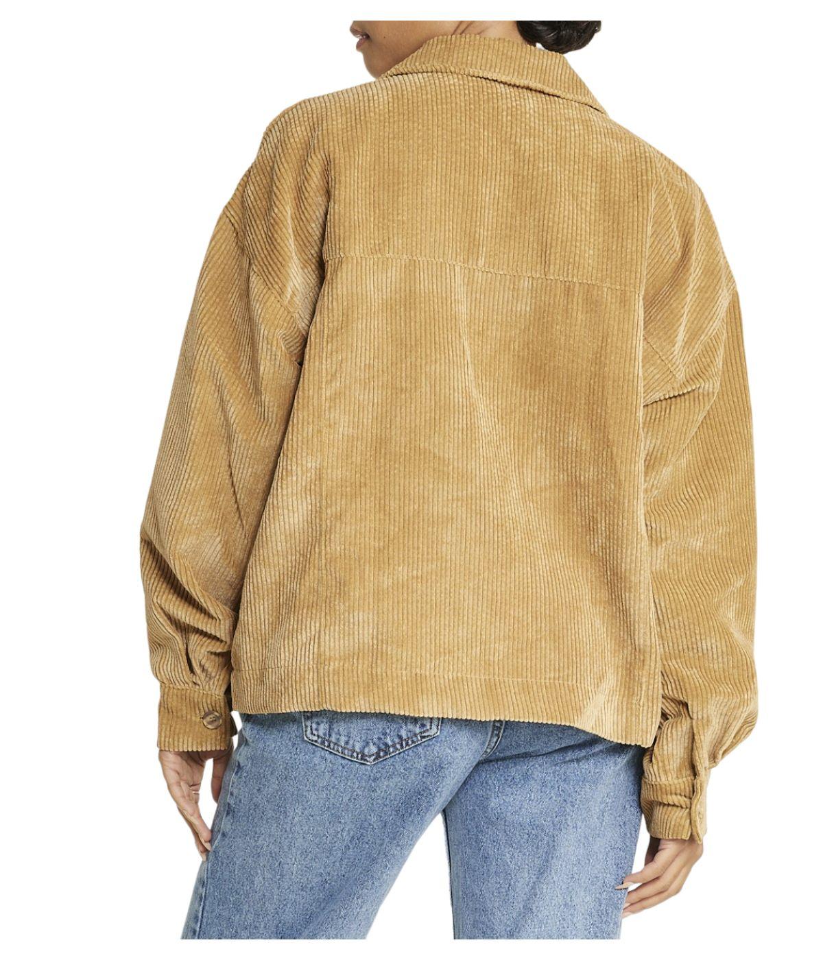 Velvet Corduroy Shacket Product Image