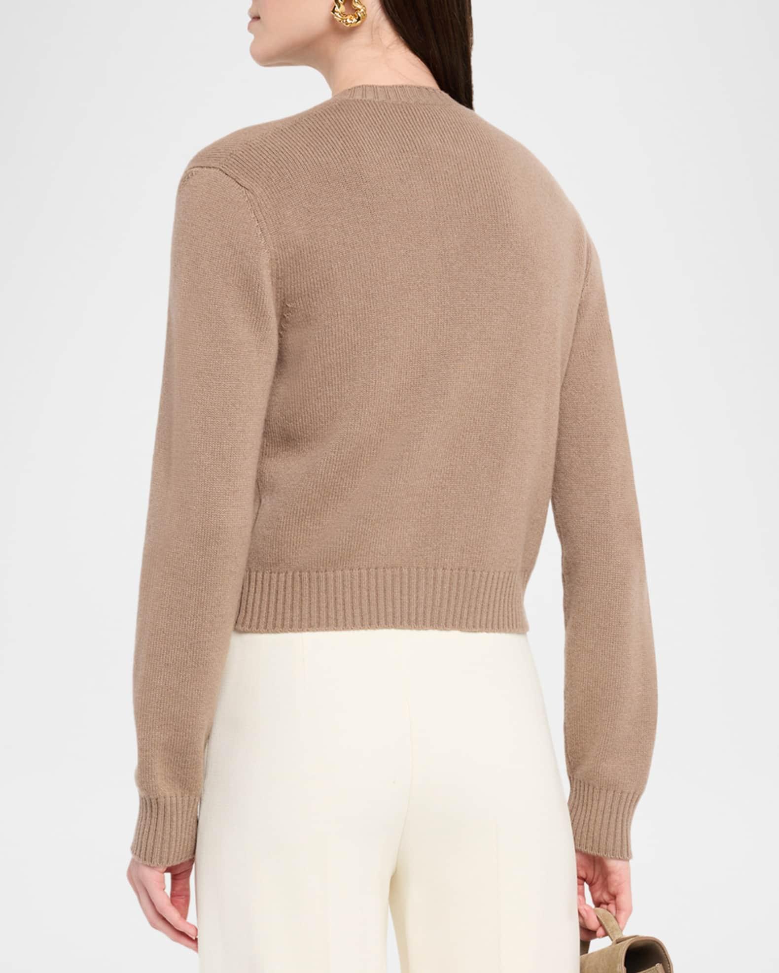 Beaded Crewneck Cardigan Product Image