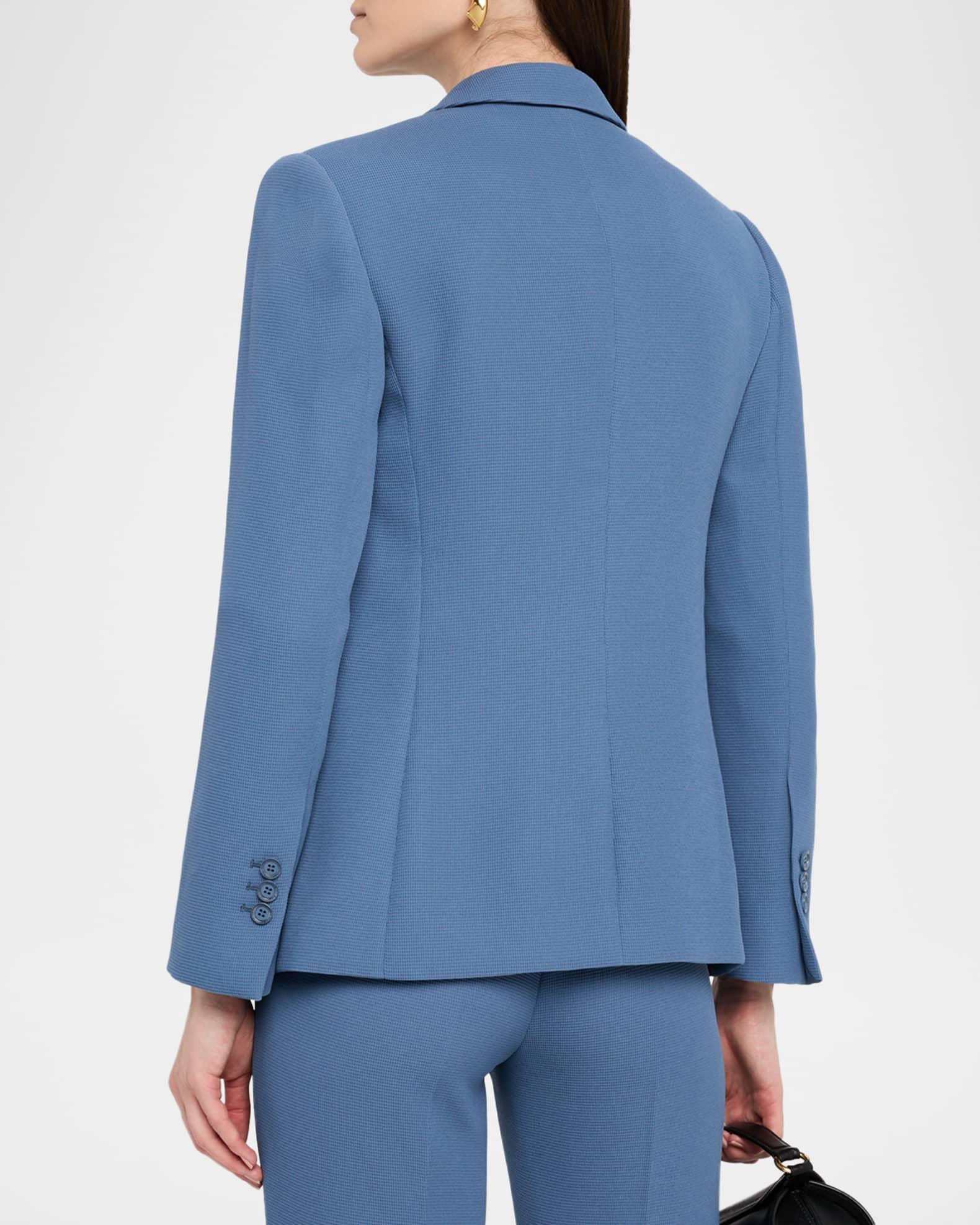 Single-Breasted Pique Blazer Product Image