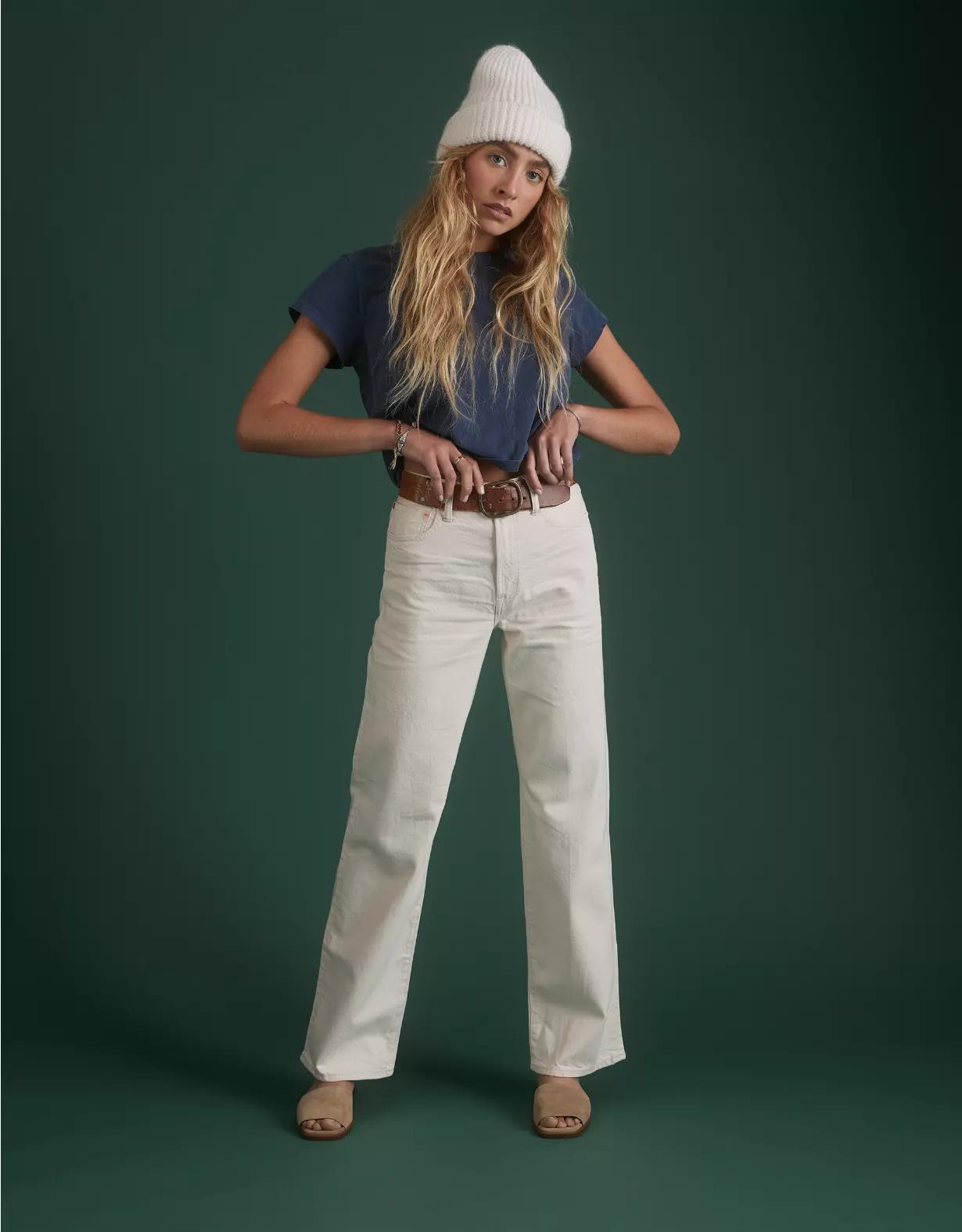 AE77 Premium Stovepipe Jean Product Image