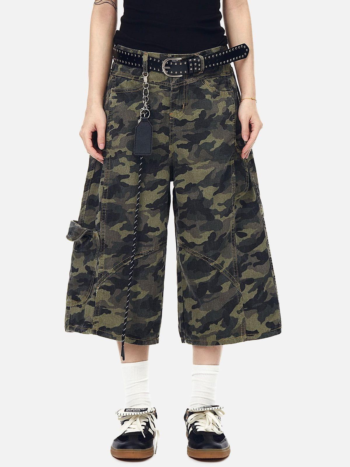 Aelfric Eden Camouflage Longline Barrel Jorts Product Image