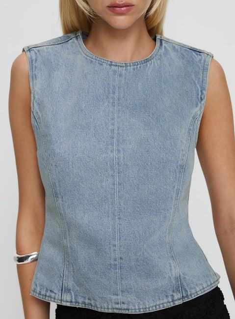 Countryside Top Classic Denim Product Image