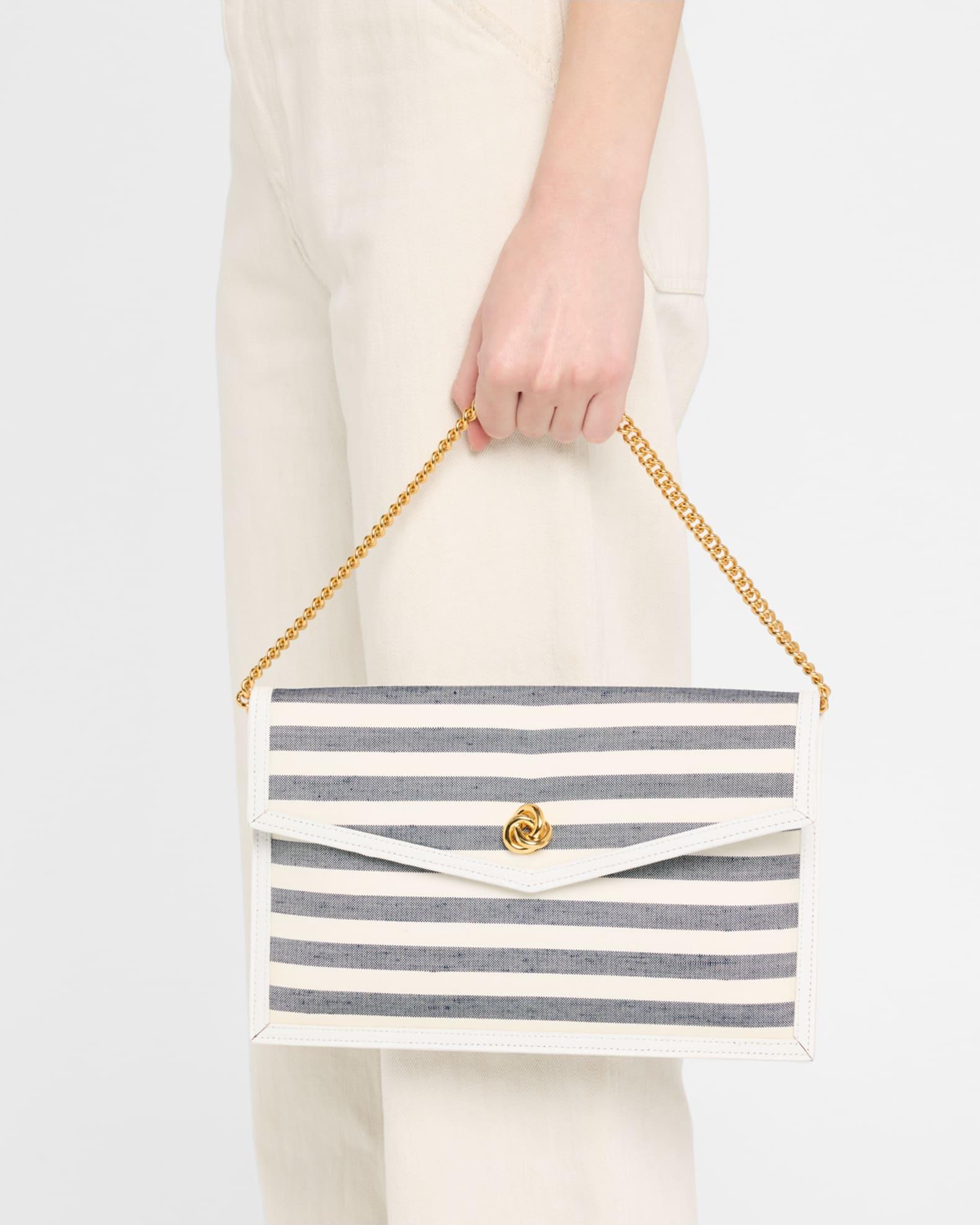 Brick Envelope Striped Clutch Bag Product Image