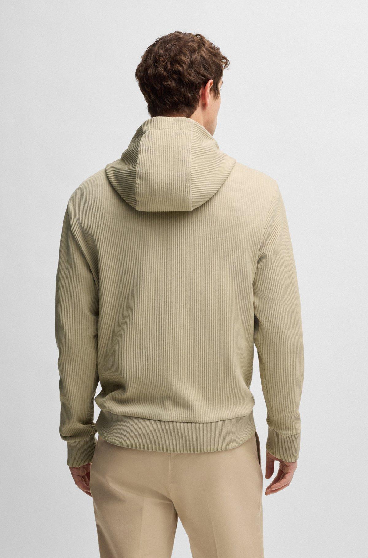  hoodie with striped structure Product Image