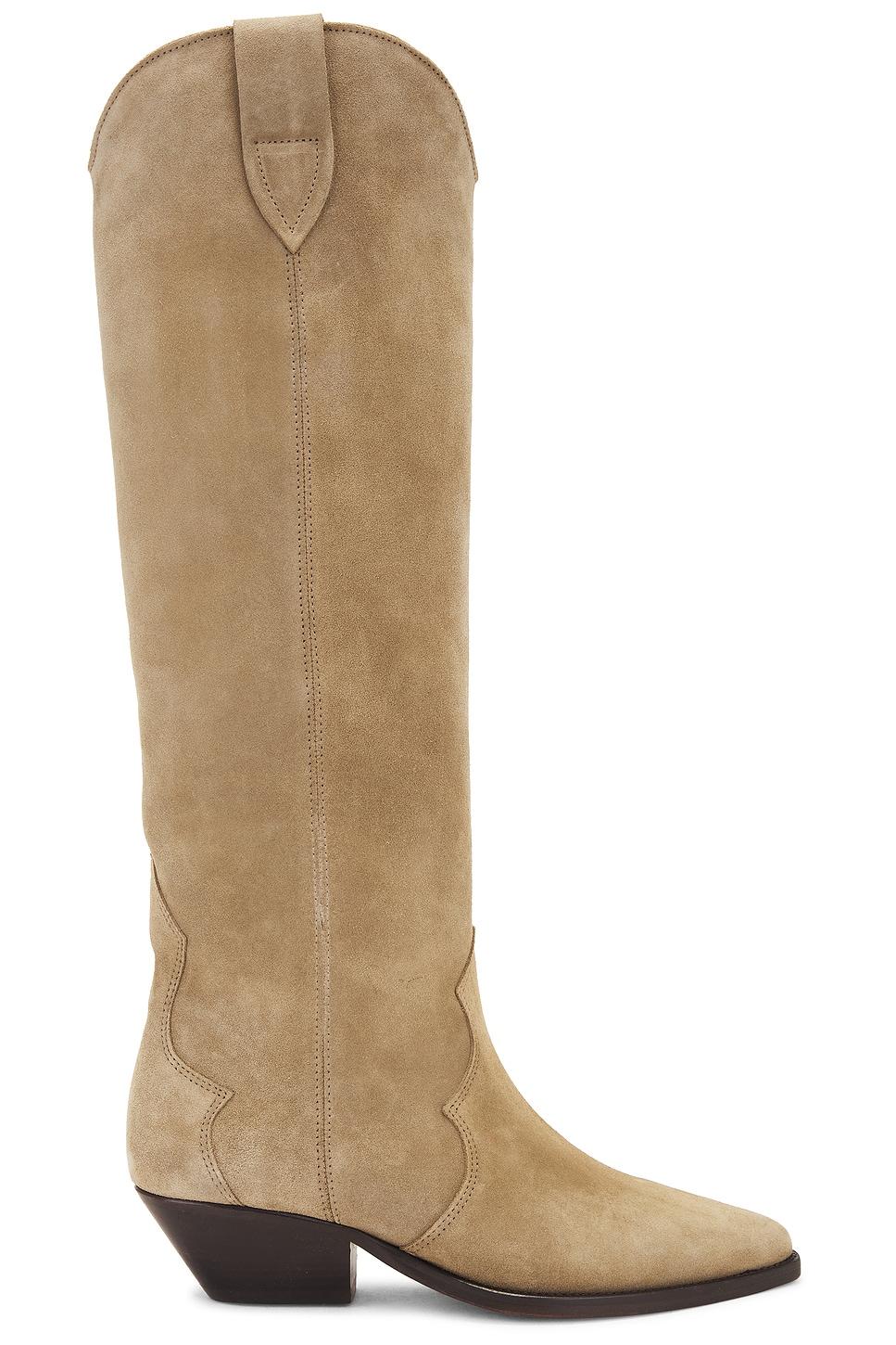 Womens Denvee 40MM Suede Tall Western Boots Product Image