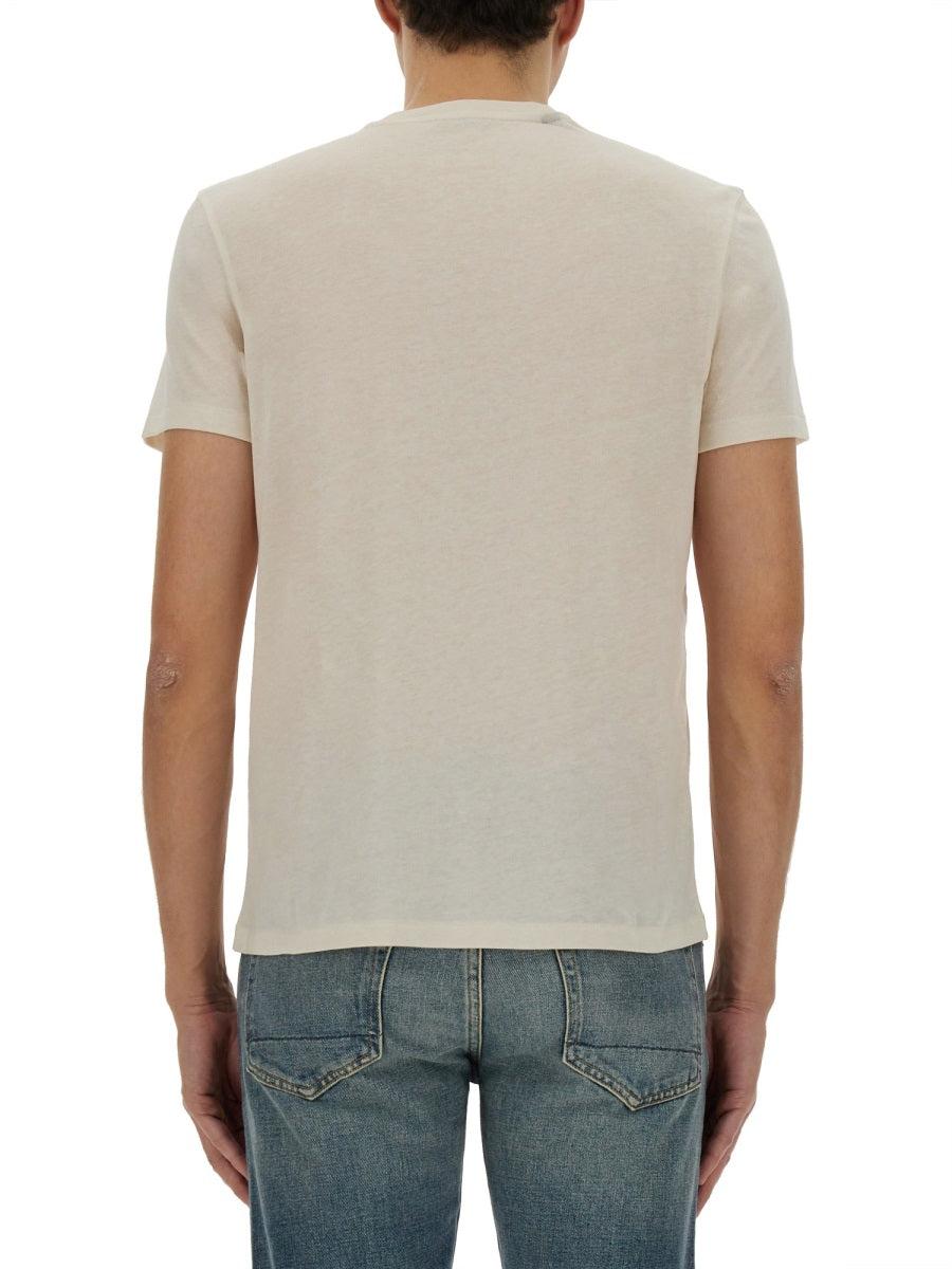 TOM FORD Stretch Cotton & Modal Jersey T-shirt In White Product Image