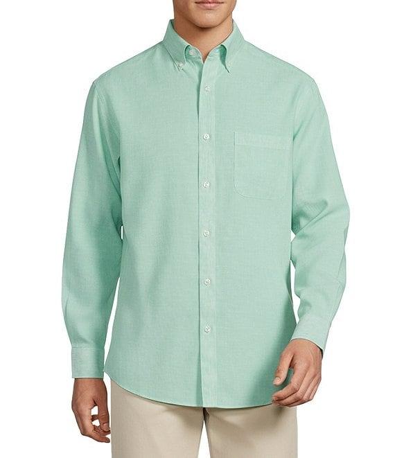 Gold Label Roundtree & Yorke Non-Iron Solid Linen Sport Shirt Product Image