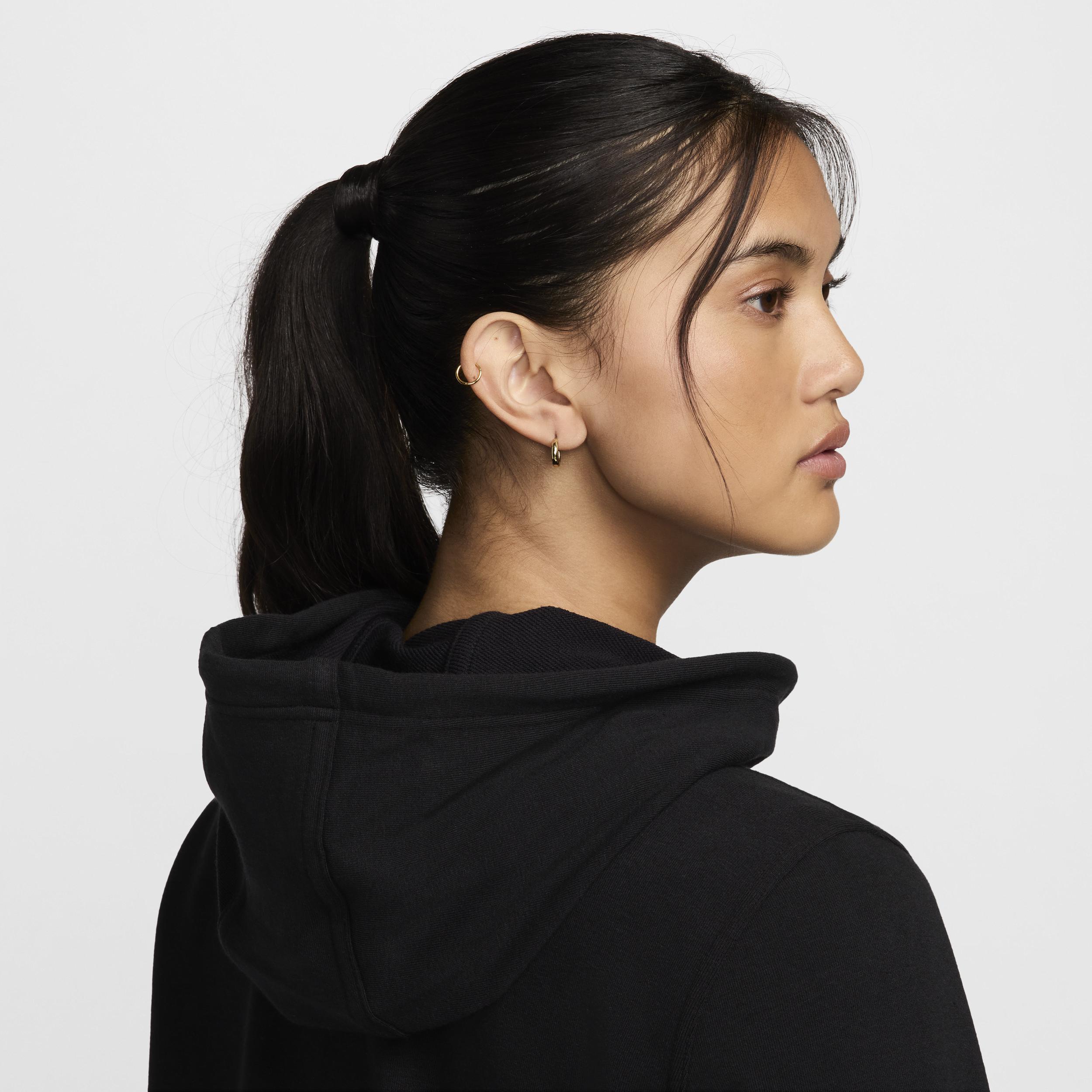 Nike Womens Dri-FIT One Full-Zip French Terry Hoodie | FB5198-010 Product Image