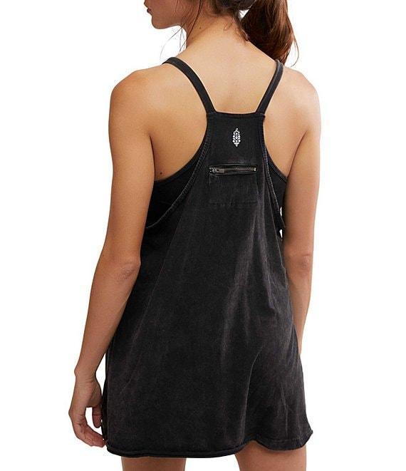 FP Movement Hot Shot V-Neck Sleeveless Patch Pocket Mini Dress Product Image