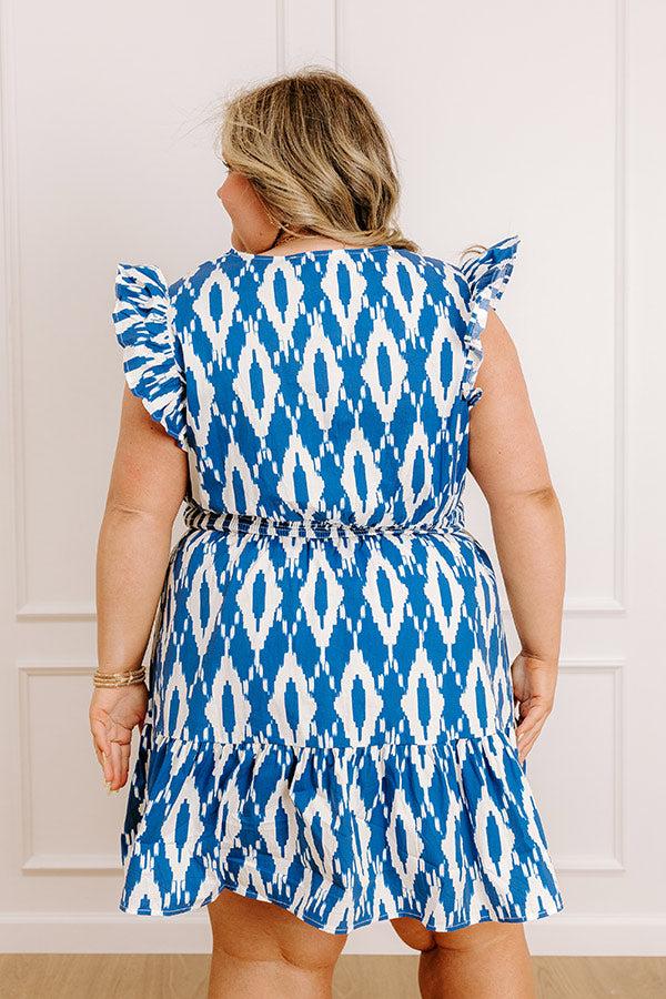 Mediterranean Dream Mini Dress Curves Product Image