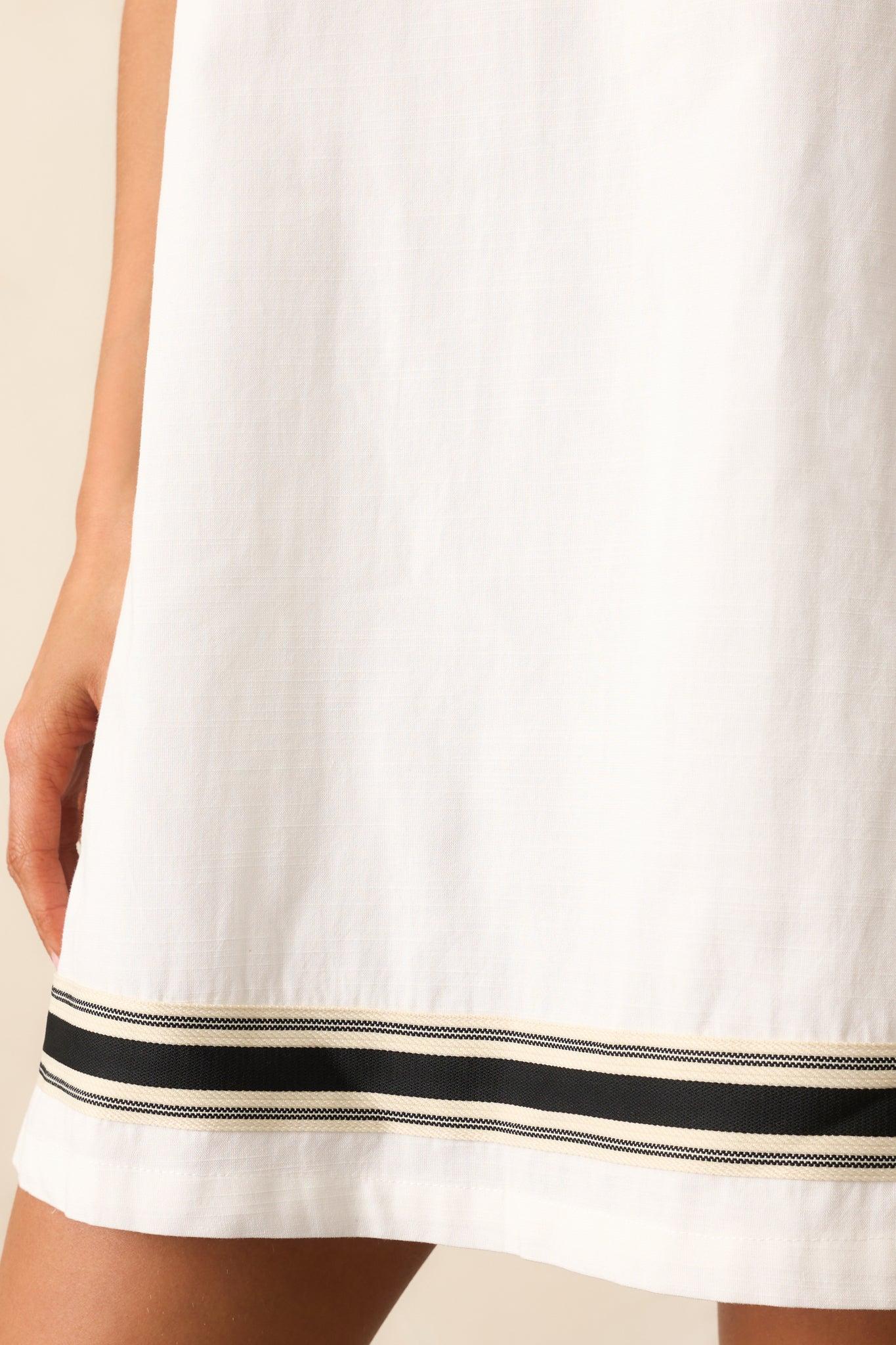 MINKPINK White Briar Trim Mini Dress Product Image