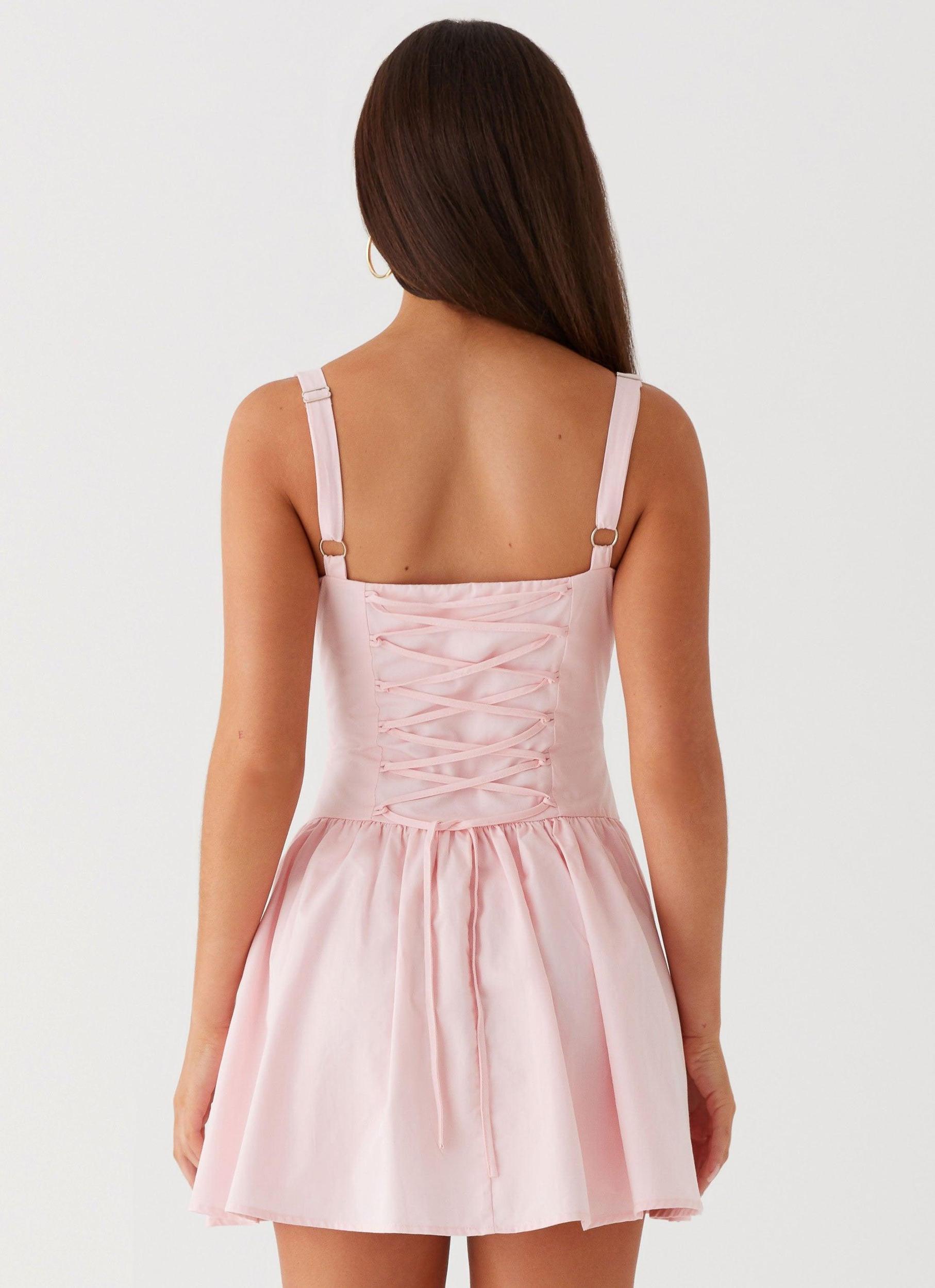 Juno Mini Dress - Pink Product Image