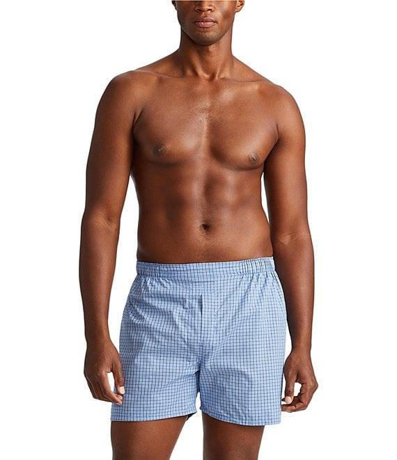 Polo Ralph Lauren Big & Tall Classic-Fit Cotton Woven Assorted Boxers 3-Pack Product Image