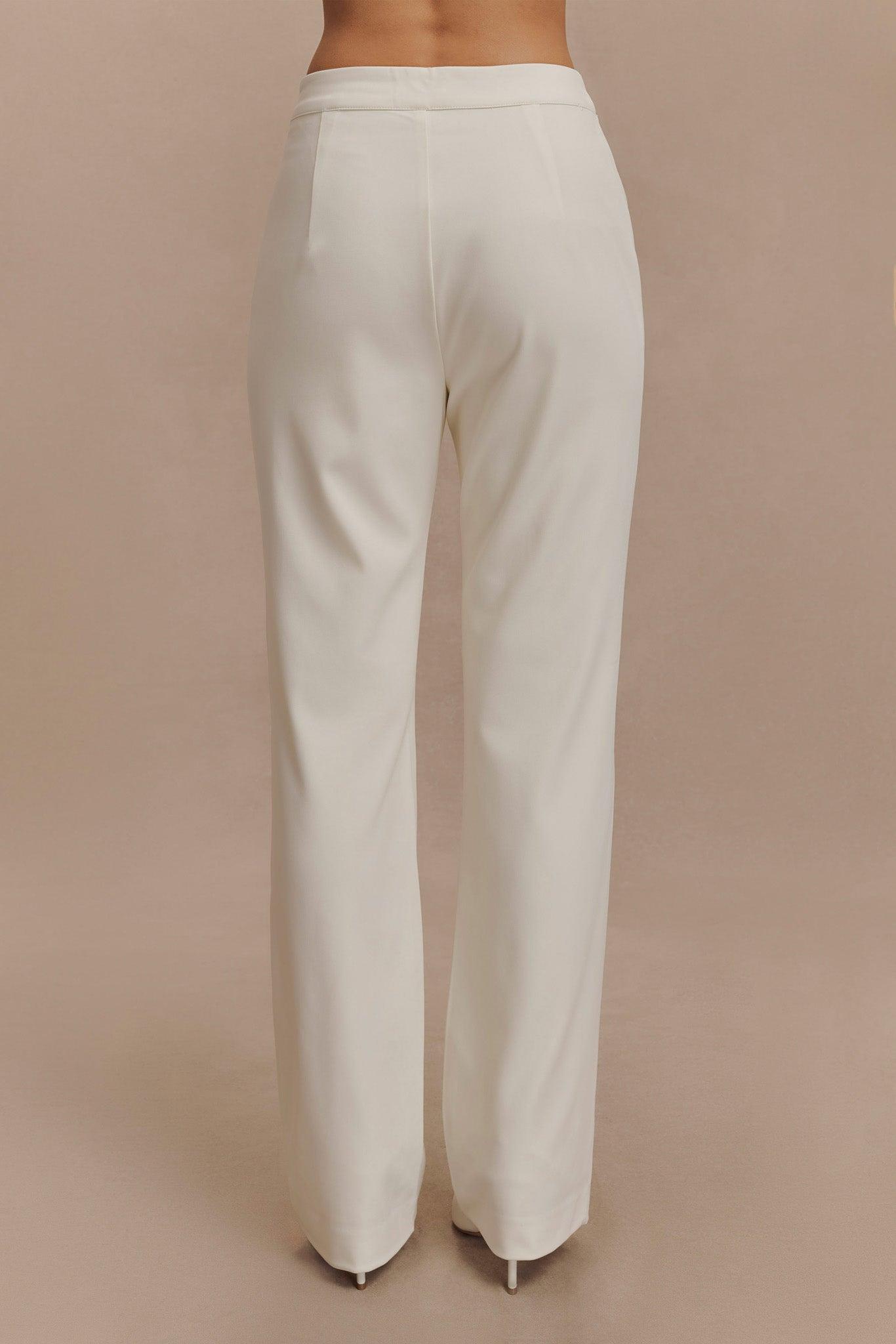 Allanah Straight Leg Pant - Ivory Product Image