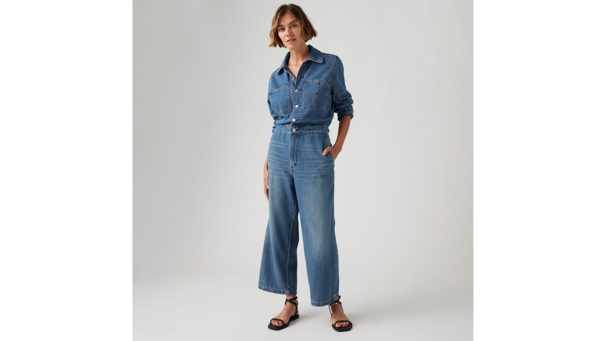 Linen+ Denim Iconic Jumpsuit Product Image