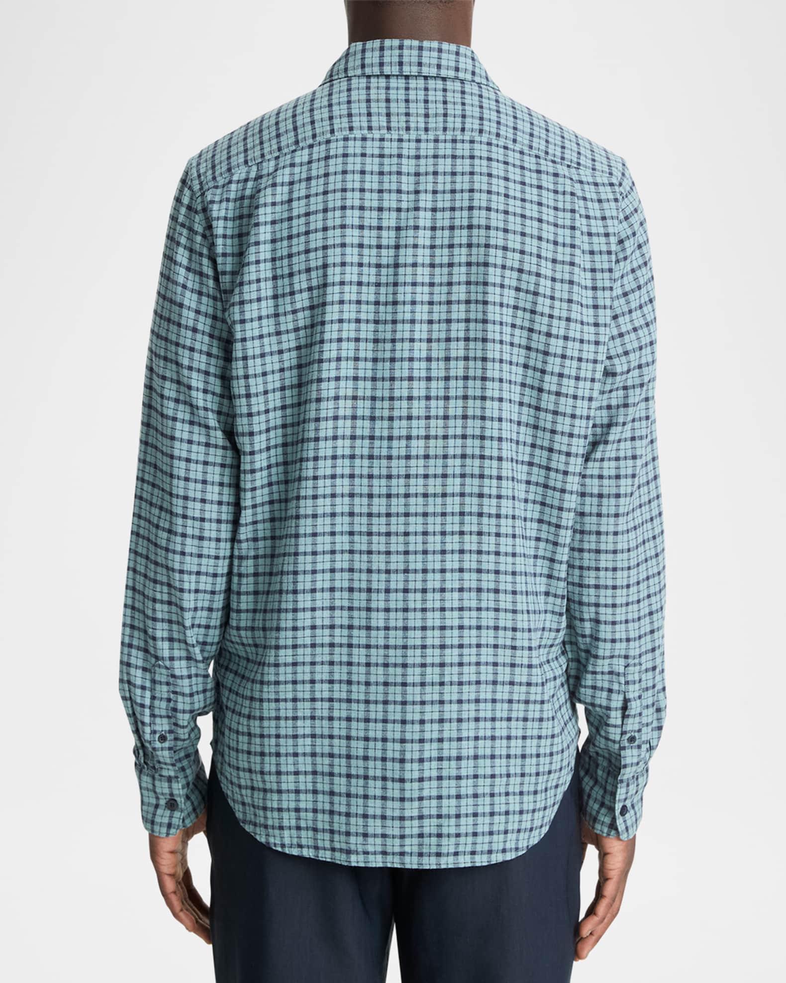 Men's Classic-Fit Plaid Casual Button-Down Shirt Product Image