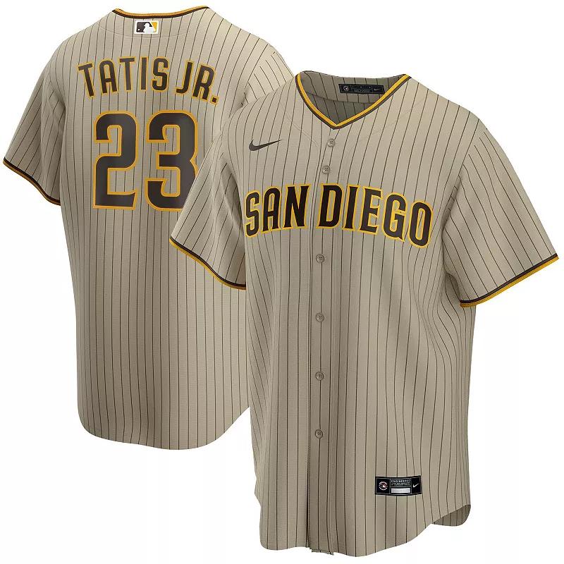 Men's Nike Fernando Tatis Jr. Tan San Diego Padres Alternate Replica Player Jersey,  Product Image