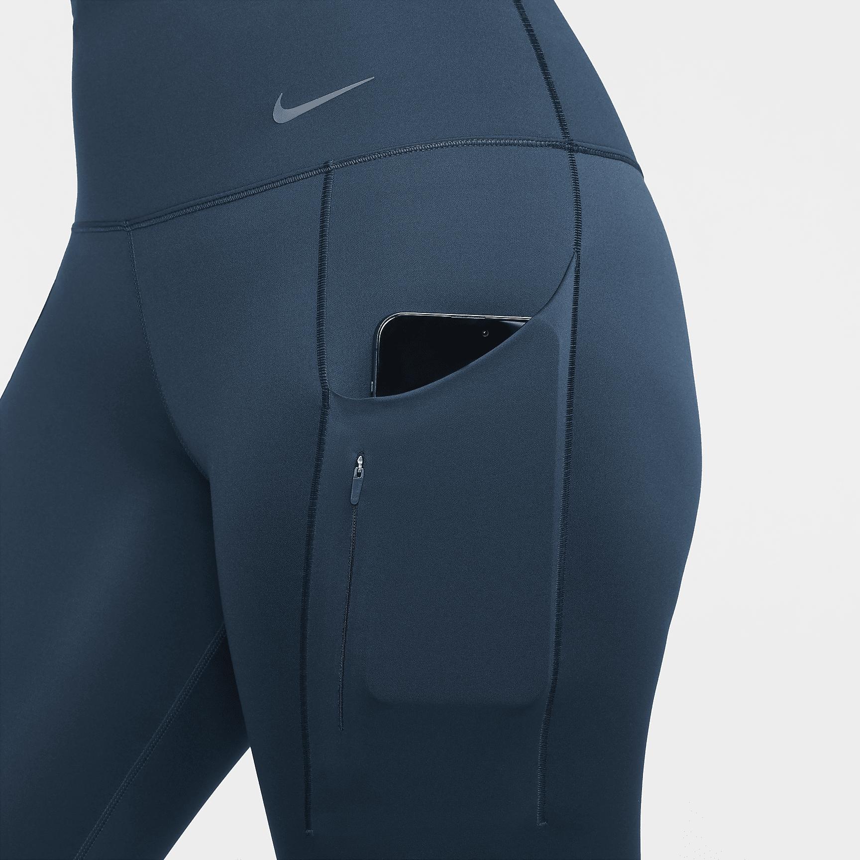 Nike Go Women's High-Waisted Cropped Leggings with Pockets Product Image