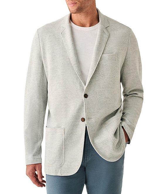 Faherty Slim Fit Unstructured Inlet Knit Stretch Blazer Product Image