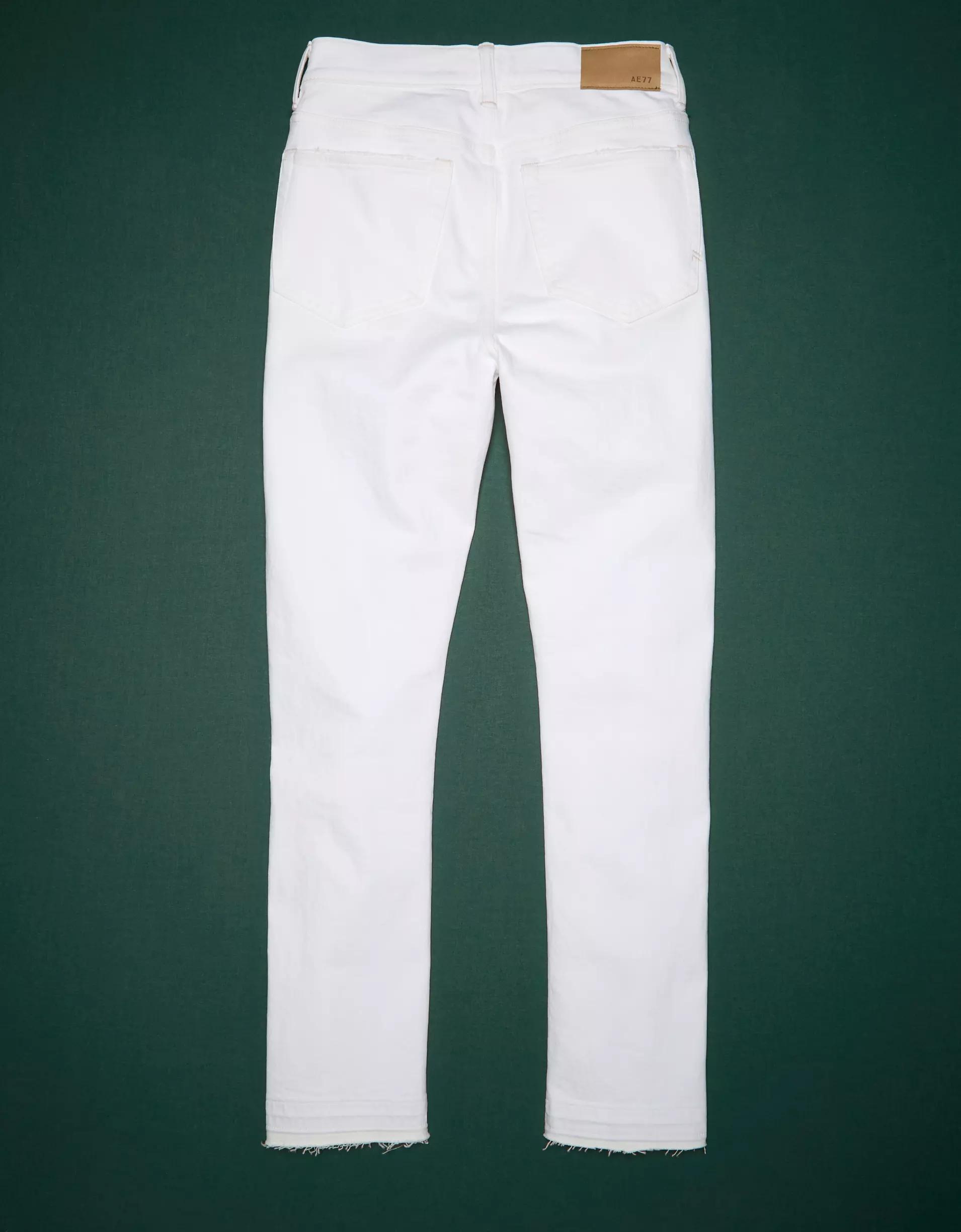 AE77 Premium Straight Crop Jean Product Image