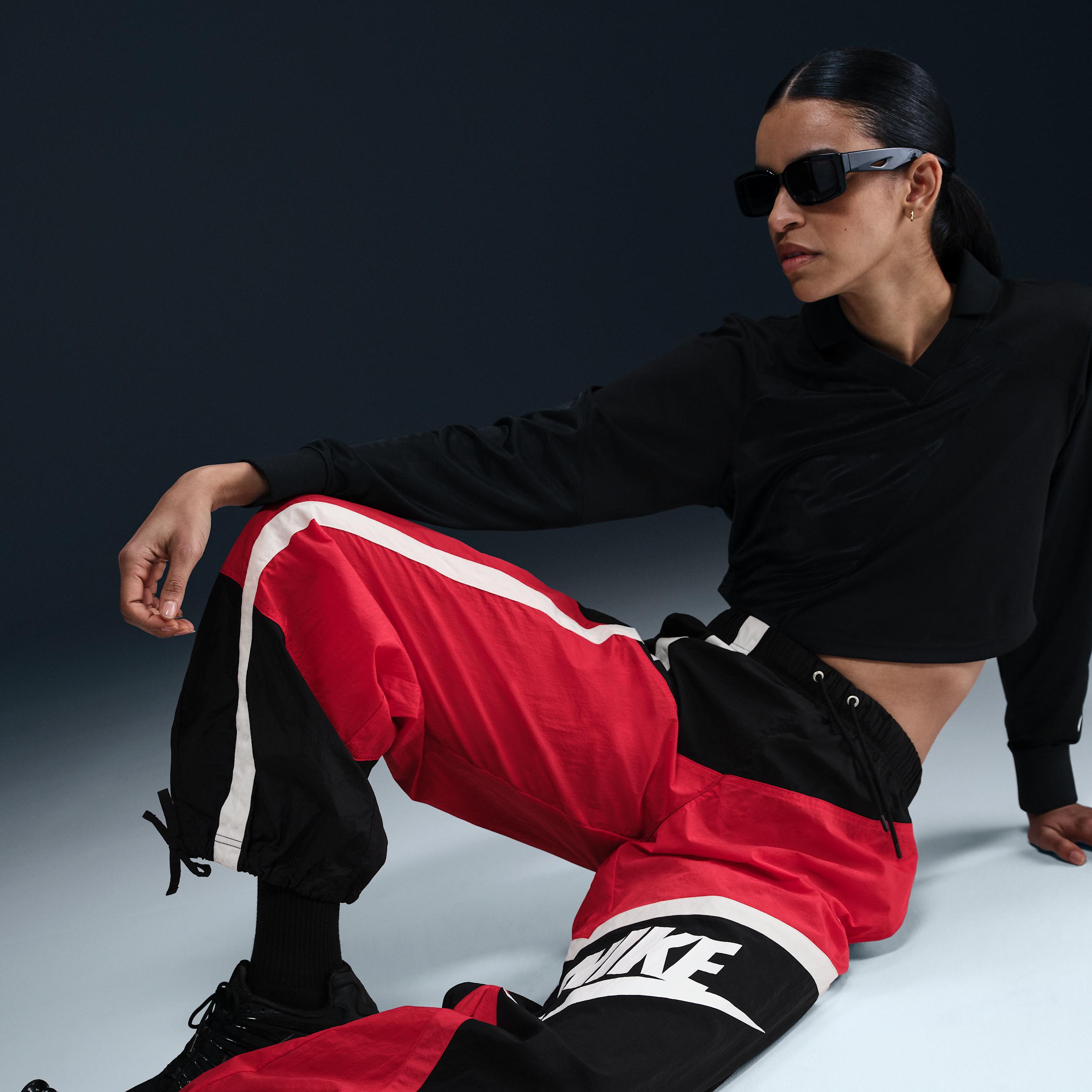 Nike Sportswear Women's Mid-Rise Loose Woven Open-Hem Pants Product Image
