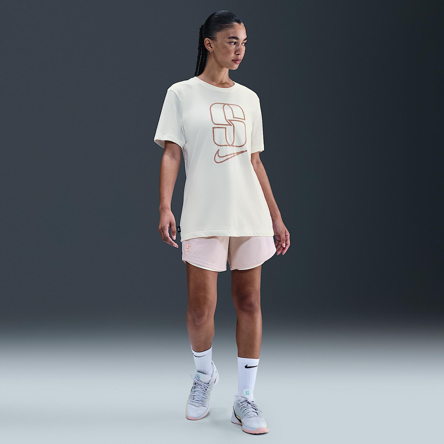 Nike Mens Sabrina Dri-FIT Basketball T-Shirt | HV7049-133 Product Image