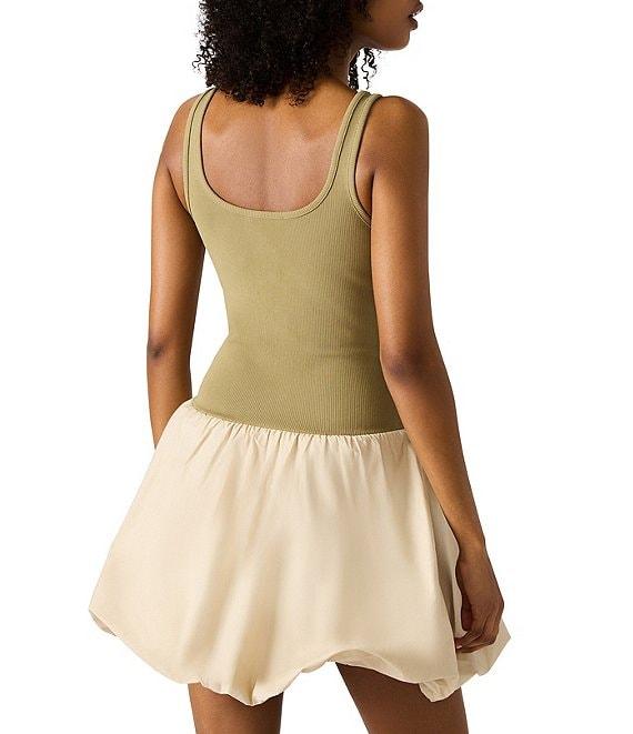 Steve Madden Linnea Scoop Neck Bubble Skirt Mini Dress Product Image