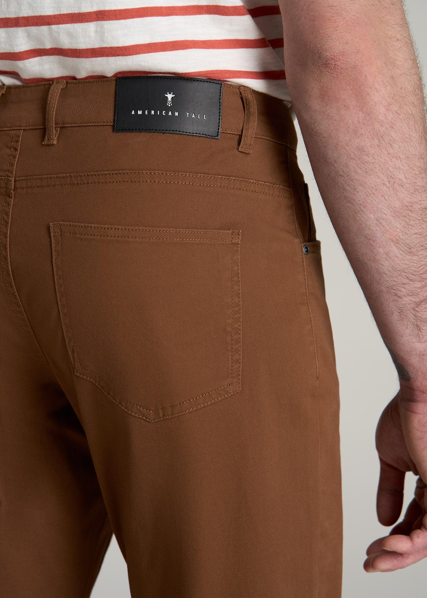 J1 STRAIGHT Leg Five-Pocket Pants for Tall Men in Nutshell Product Image