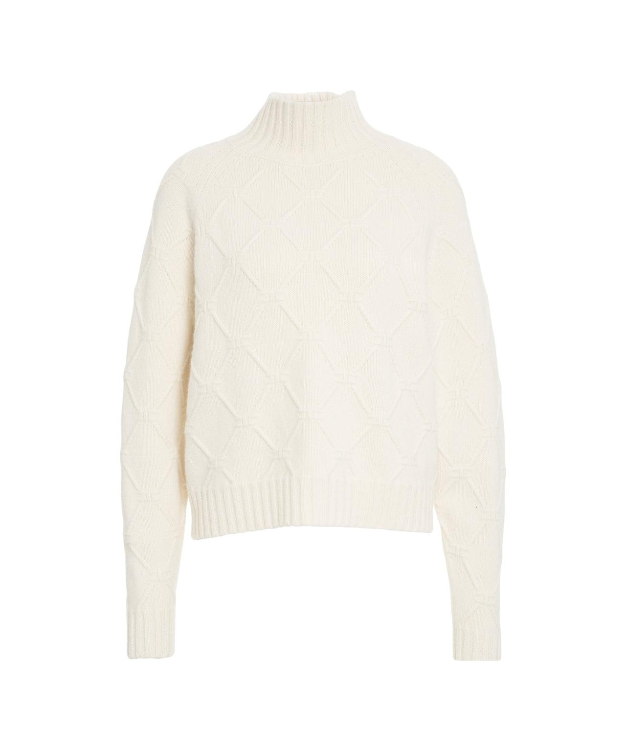 High neck wool sweater Product Image