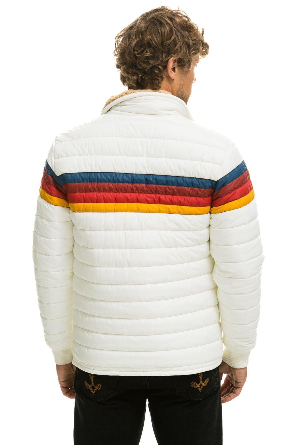 4 STRIPE JACKET -  WHITE Male Product Image