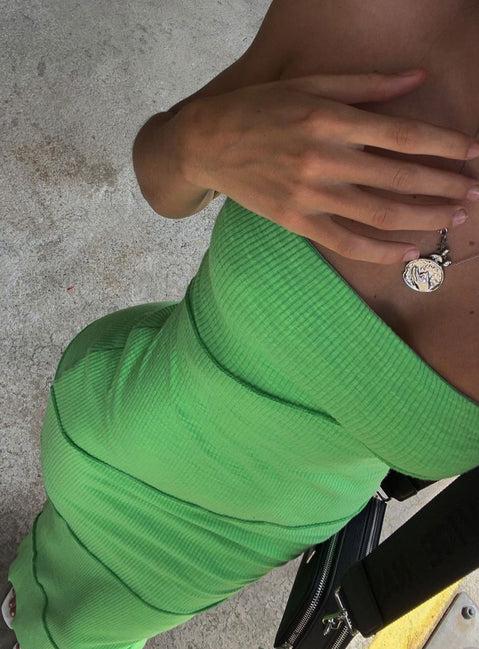 Oscar Midi Dress Green Product Image